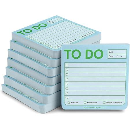 Amazon Pack To Do Sticky Notes To Do List Sticky Notes X