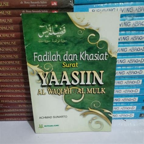 Jual Buku Original Buku Fadilah Dan Khasiat Surat Yaasiin Al Waqiah