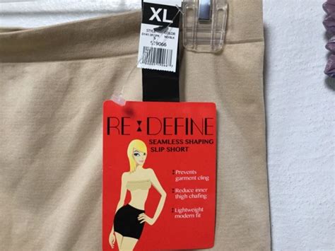 Re Define Womens Seamless Shaping Slip Short Size Xl Nude New Picclick Uk