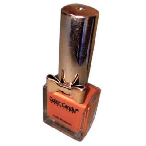 10 ml Orange Color Candy Nail Polish, Liquid, Bottle at Rs 15/bottle in ...