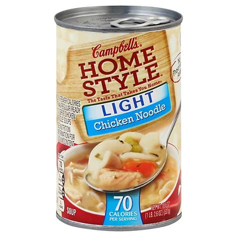 Campbells Homestyle Light Chicken Noodle Soup 186 Oz Safeway