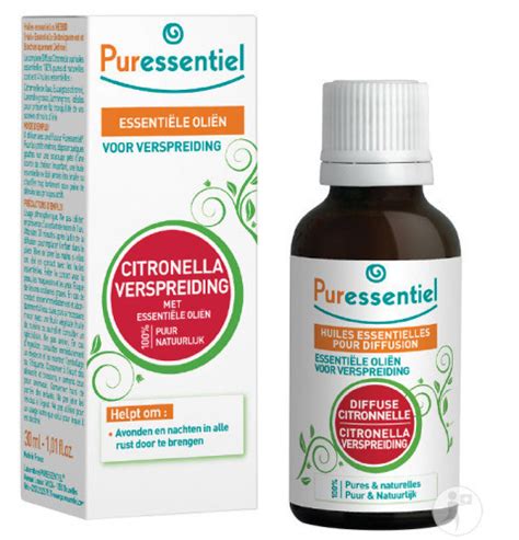 Puressentiel Essentiële Oliën Voor Verspreiding Citronella Verspreiding