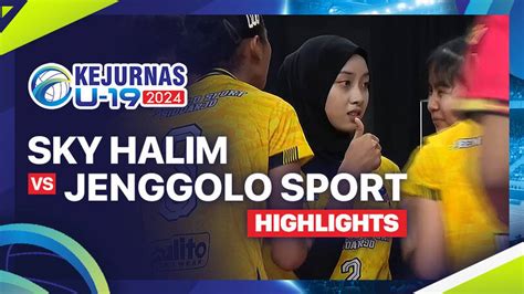 Putri Sky Halim Perdana Kusuma Jakarta Vs Jenggolo Sport Sidoarjo