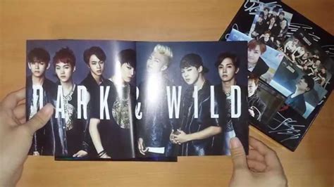 Unboxing Bts St Studio Dark And Wild Album Youtube