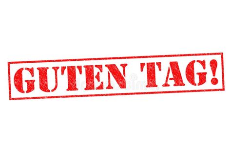 GUTEN-TAG! stock abbildung. Illustration von höflichkeit - 88065731