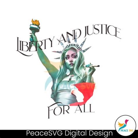 Chappell Roan Lady Liberty And Justice For All Png Peacesvg