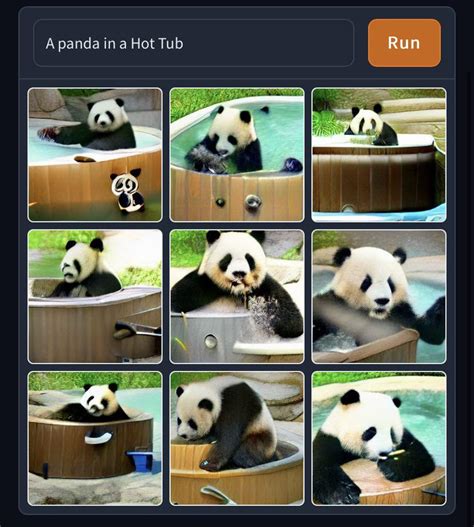 A Panda In A Hot Tub R Weirddalle