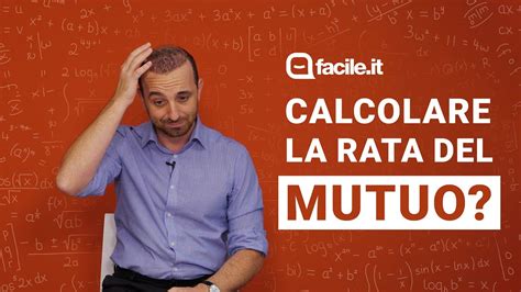 Calcolo Rata Mutuo Come Si Fa Esempio Pratico Di Come Calcolare La