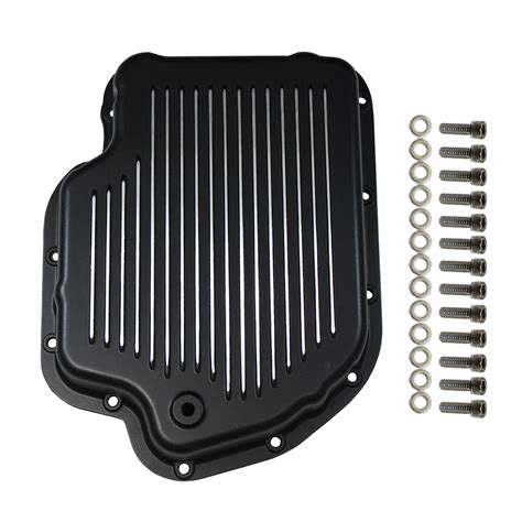 Bk Transmission Pan Gm Turbo Finned With Gasket Hardware