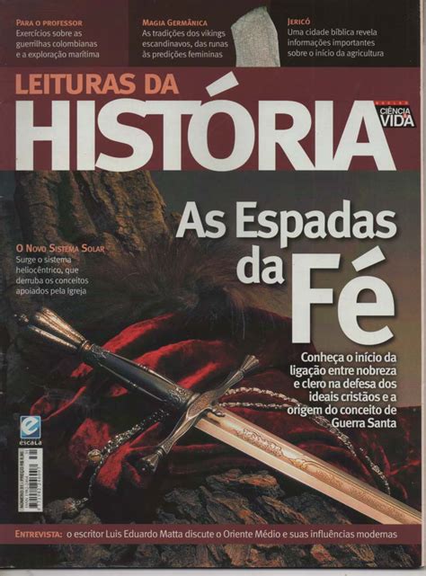 Revista Leituras Da Hist Ria N De S Rgio Pereira Coutro Ed