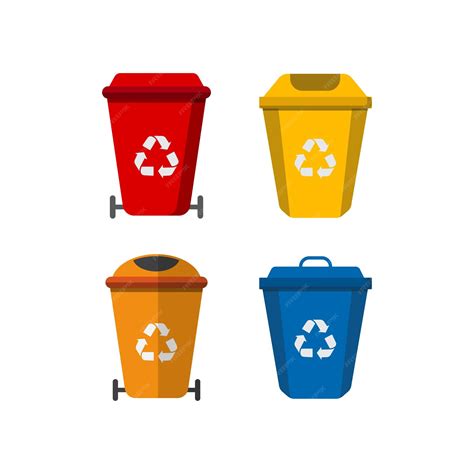 Premium Vector Recycling Bin Icon Vector