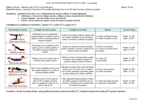 Projet Complet Bpjeps Af Comprenant Les Uc Obligatoires