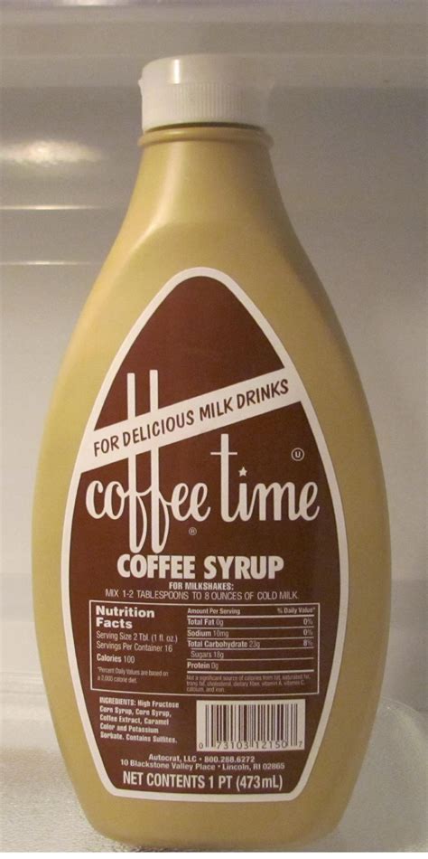 Amazon.com : Coffee Time Coffee Syrup 16oz - 2 Pack : Grocery & Gourmet
