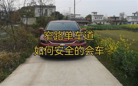 新手司机窄路单车道会车的技巧与方法 哔哩哔哩 Bilibili