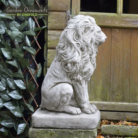 Lion Large Garden Statue - Onefold Ltd