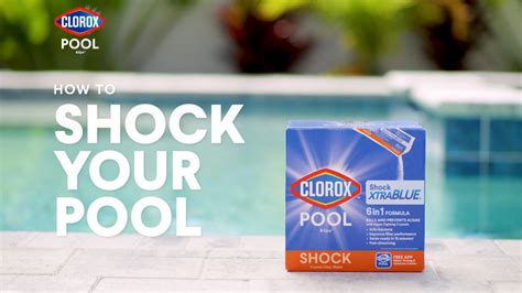 Clorox Poolandspa Xtra Blue Shock Treatment Chemicals For Swimming Pools And Spa Chlorine 12000