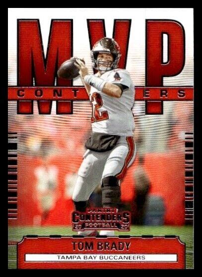 2020 Panini Contenders Tom Brady Contenders MVP Insert MC TBR 99