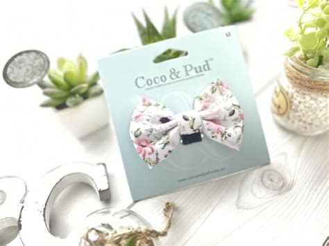 【楽天市場】cocoandpud Bowtei ボウタイ リボン 蝶ネクタイ アクセサリー 飾り おしゃれ かわいい 花柄 お揃い 首輪 ハーネス