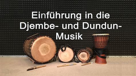 Tutorial 1 Für Kinder Einführung In Djembe Und Dundun Musik Youtube