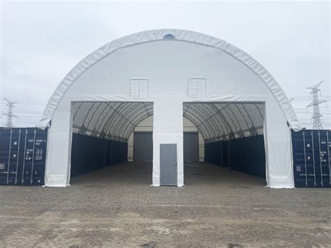 Fabric Covered Shipping Container Buildings