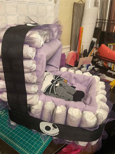 Nightmare Before Christmas Diaper Cake Etsy