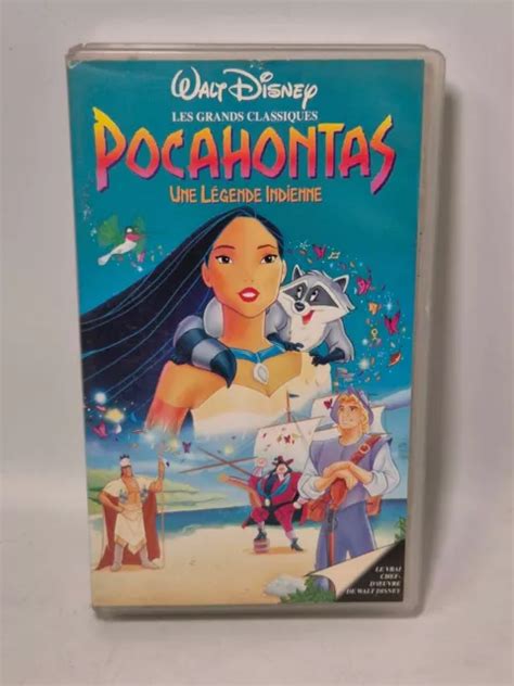 Video Cassette Vintage Vhs Walt Disney The Greatest Classic Pocahontas