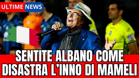 Albano Stecca L Inno Di Mameli Nella Finale Di Coppa Italia Youtube