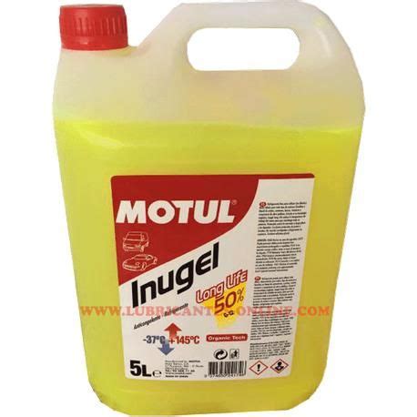 Motul Inugel Long Life Amarillo L Longer Life Mustard