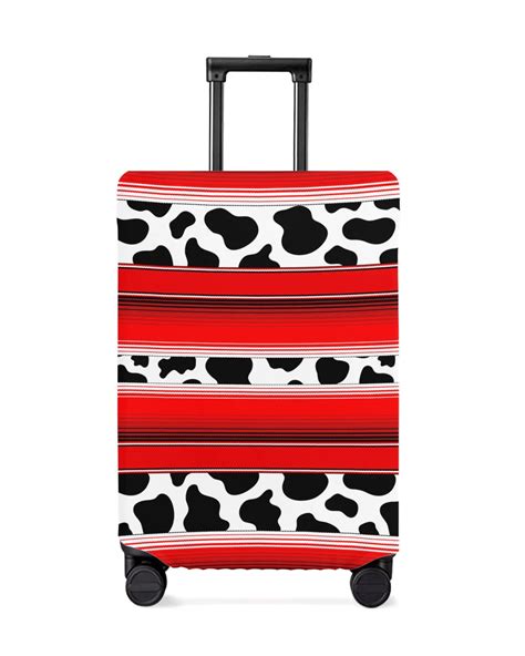 Leopard Print Animal Skin Texture Gradient Travel Luggage Cover Elastic