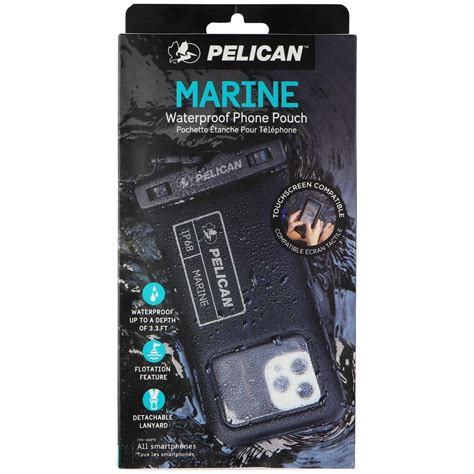 Pelican Marine Waterproof Floating Phone Pouch Regular Size Stealth