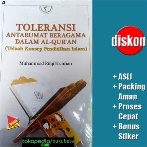 Jual Toleransi Antar Umat Beragama Dalam Al Quran Muhammad Rifqi