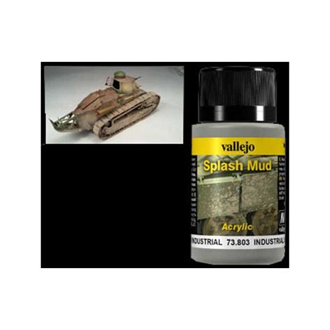 Vallejo Weathering Effects Splash Mud Industrial 40 Ml FantasyWelt