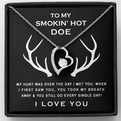 Girlfriend Necklace Future Wife Necklace Wife Necklace To My Smokin Hot Doe Necklace Gift