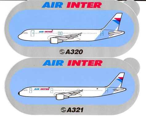 air inter stickers  airbus  sticker