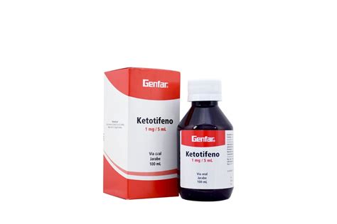 Jarabe Ketotifeno Mg 5 ML MK Frasco X 100 ML Farmaexpress 42 OFF