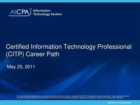 Certified Information Technology Professional