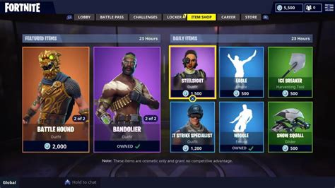 Fortnite Item Shop I Dag 19 Februar 2024 Nye Skins Og Varer Ægte Spil