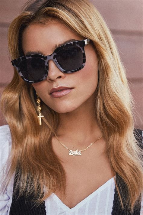 Cute Gold Babe Necklace Babe Charm Necklace Lulus