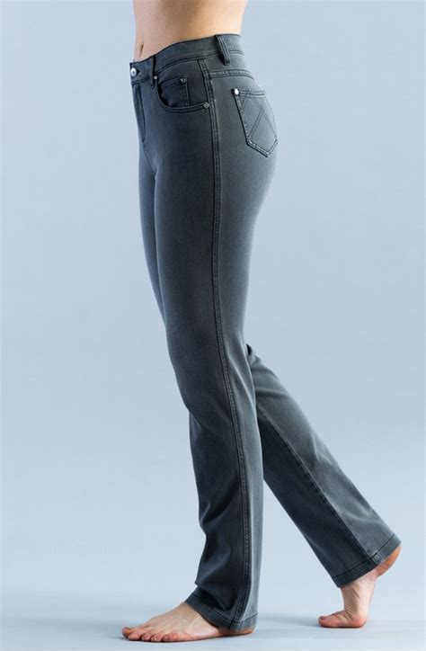 Marble Grey Denim Straight Leg Jeans - Jeans from Shirt Sleeves UK