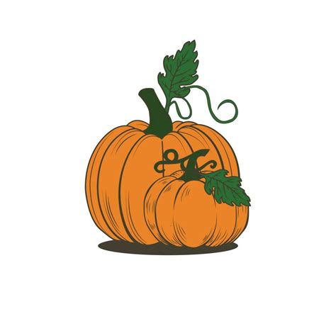 Halloween Pumpkin Icon Vector Autumn Symbol Flat Design Halloween Scary Pumpkin With Smile