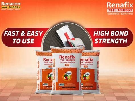 Tile Adhesive Renafix Tile Adhesive Manufacturer From Erode