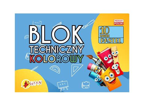 Blok Techniczny Kolorowy Pastelowy A4 Shan Sklep EMPIK