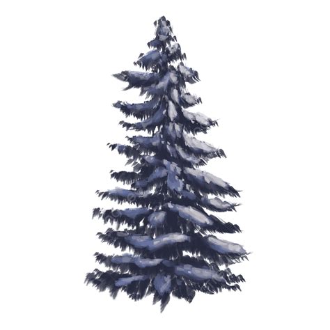 Snow Pine Tree Png