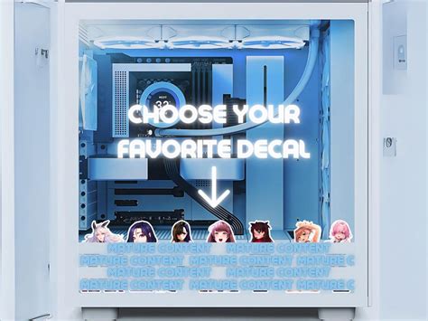 Lewd Hentai Girl Decal Sexy Waifu Sticker Mature Anime Peeker Explicit Manga Art Naughty Anime