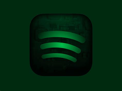 Spotify Dark Player App Icon by Vova Kondriianenko on Dribbble