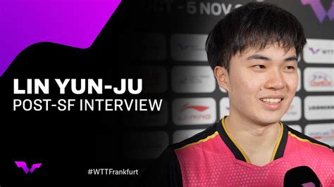 Lin Yun Ju Post Semifinal Interview WTT Champions Frankfurt 2023