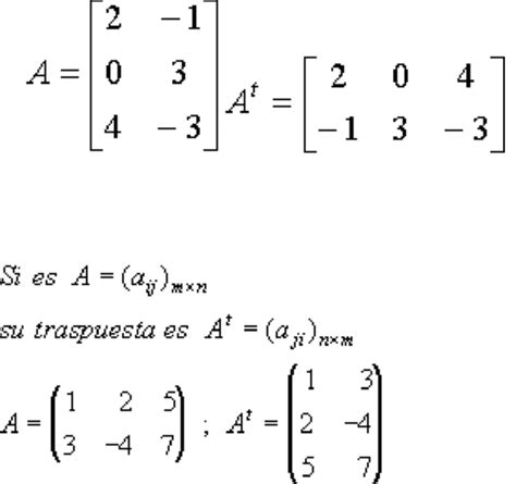 Algebra Lineal Tipos De Matrices 23040 Hot Sex Picture