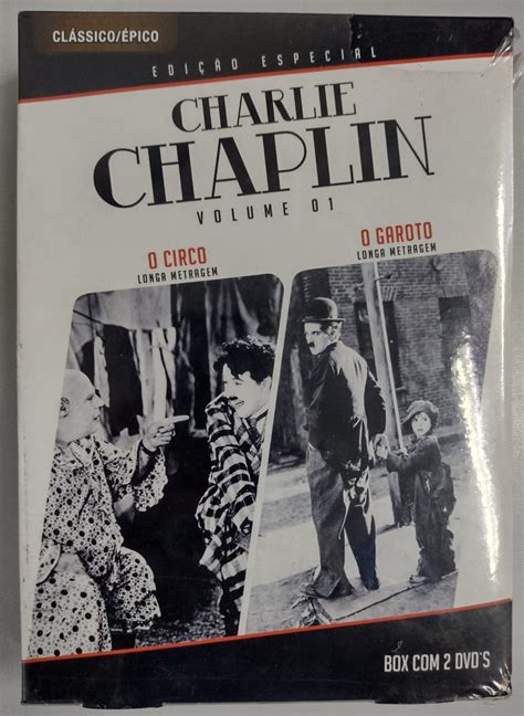 Box Charlie Chaplin Edição Especial Volume 1 O Circo O Garoto 2 DVD s