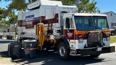 Brand New Edco Disposal Peterbilt New Way Sidewinder Youtube