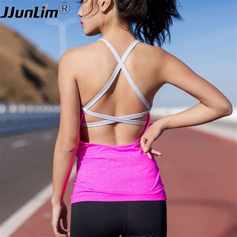 Yoga Vest Women Sexy Hollow Back Gym Sportswear Sport Tops Fitness Top